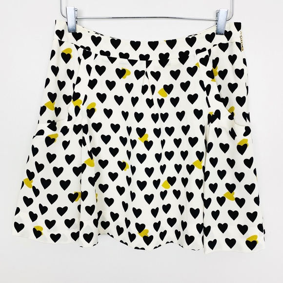 Anthropologie Dresses & Skirts - ANTHROPOLOGIE Leifsdottir Heart Print Skirt 6 New